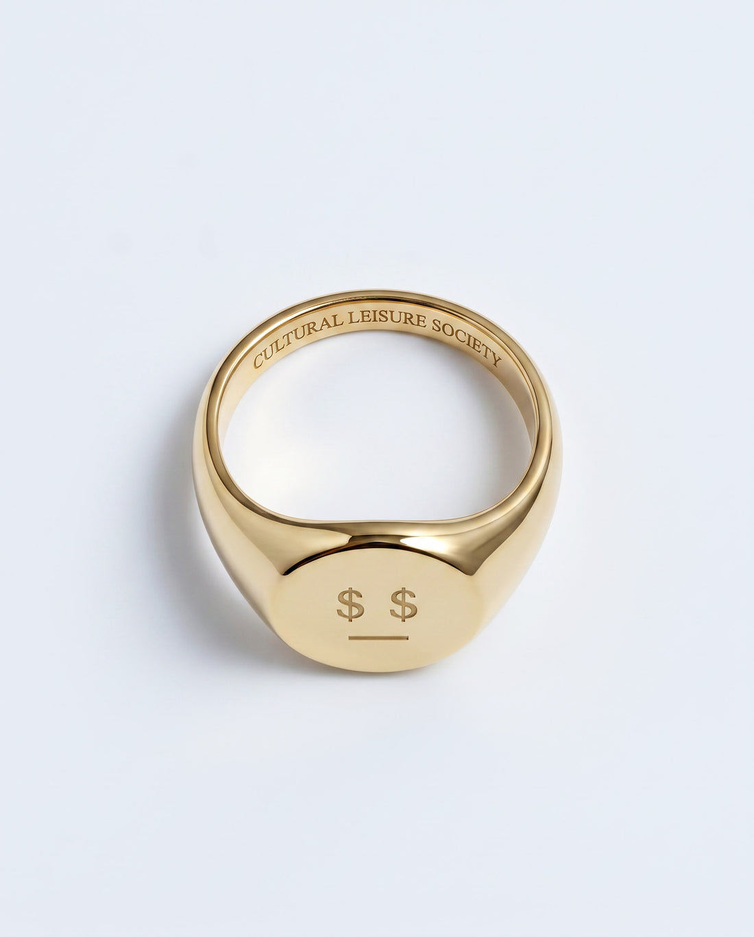 Money Talks • Gold Signet Ring