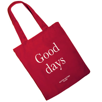 Good days • Red/ Tote Bag