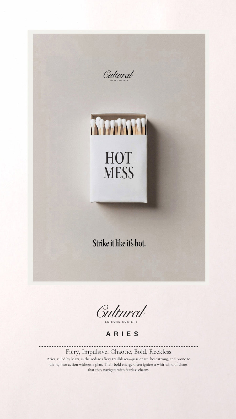 CLS Postcard • Hot Mess Matches
