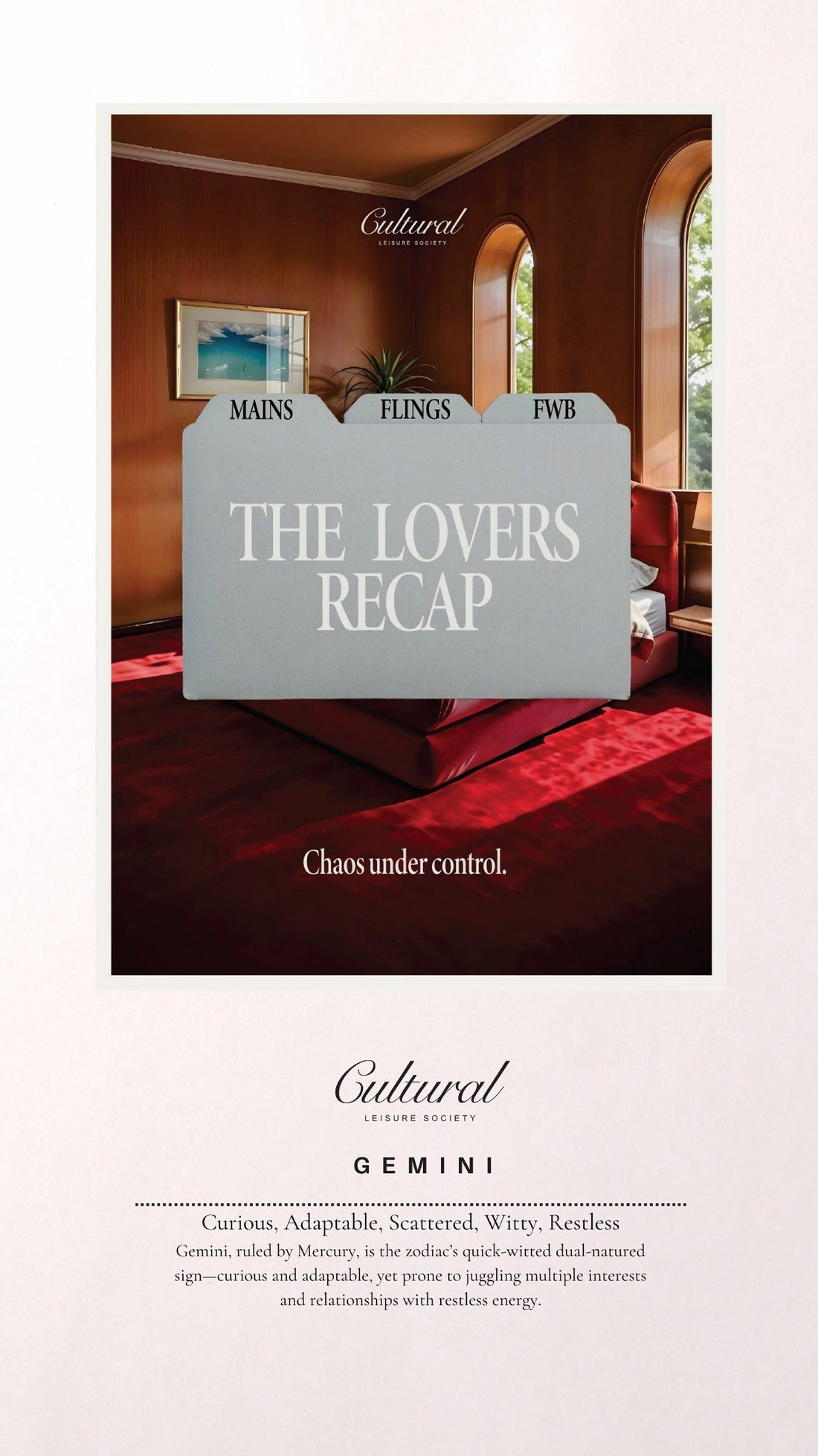 CLS Postcard • The Lovers Recap