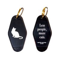 MMG Keyring • Cat • Less people, more cats.