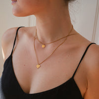 Fuck Yes & :) Necklace • Gold