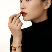 愛 / 做 Bold Chain Bracelet • Red