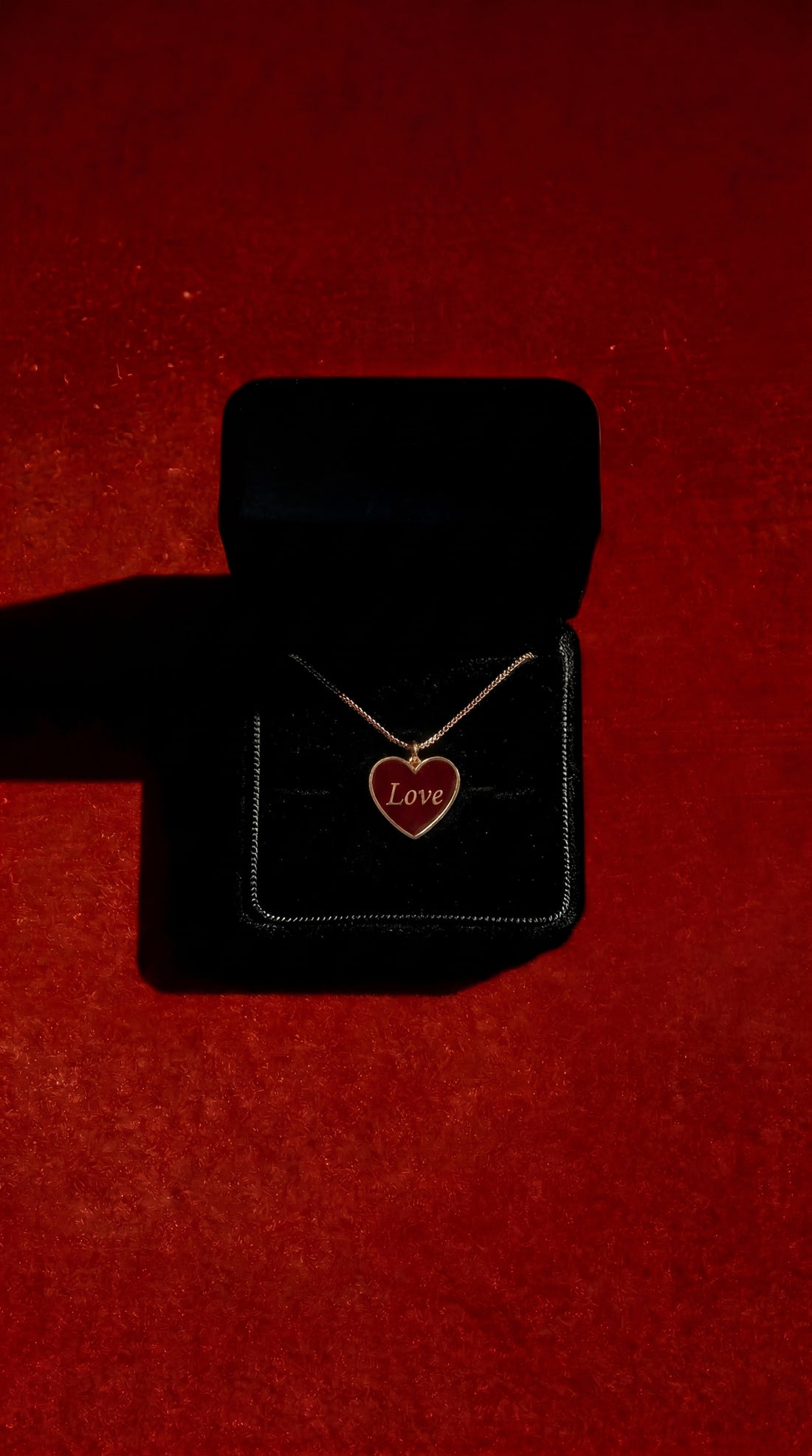 Love / Lust Necklace • Wine/ Black