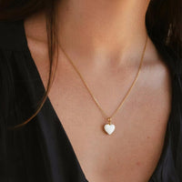 Humble Heart Necklace • Black & White