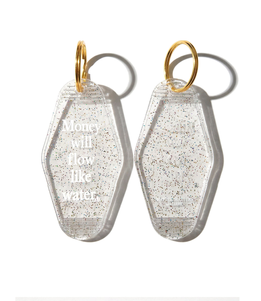 MMG Keyring • Clear • Money like water
