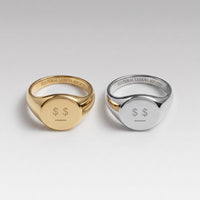 Money Talks • Steel Signet Ring