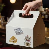 Some Good Fortune Sticker • Money Talks. Money Cat Statue