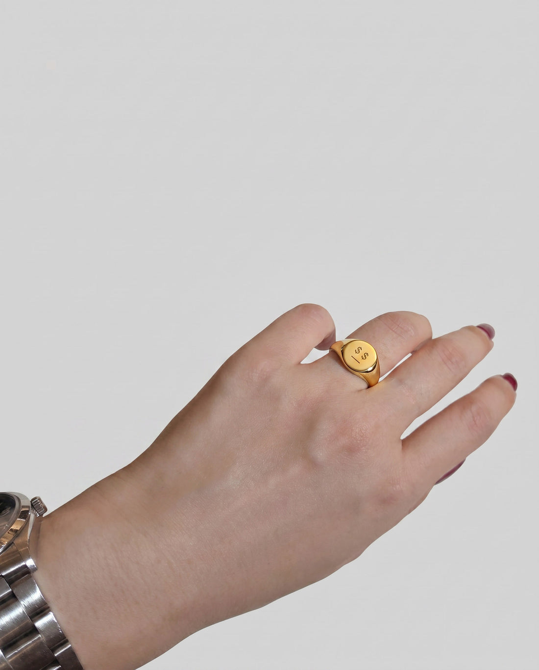 Money Talks • Gold Signet Ring