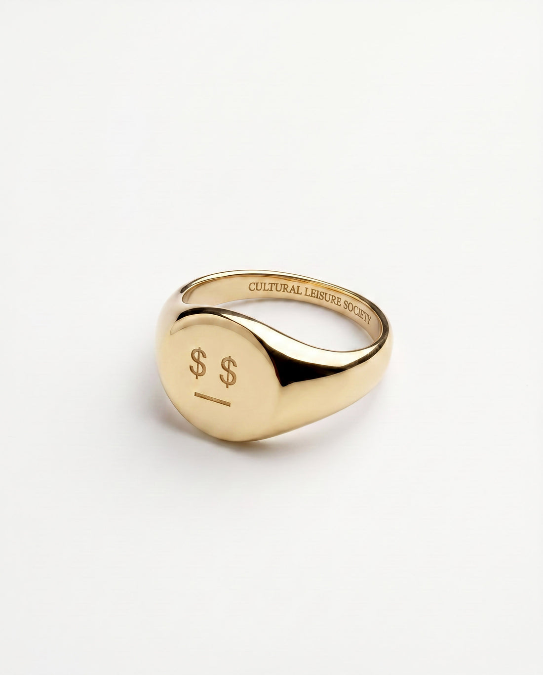 Money Talks • Gold Signet Ring