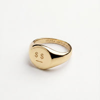 Money Talks • Gold Signet Ring