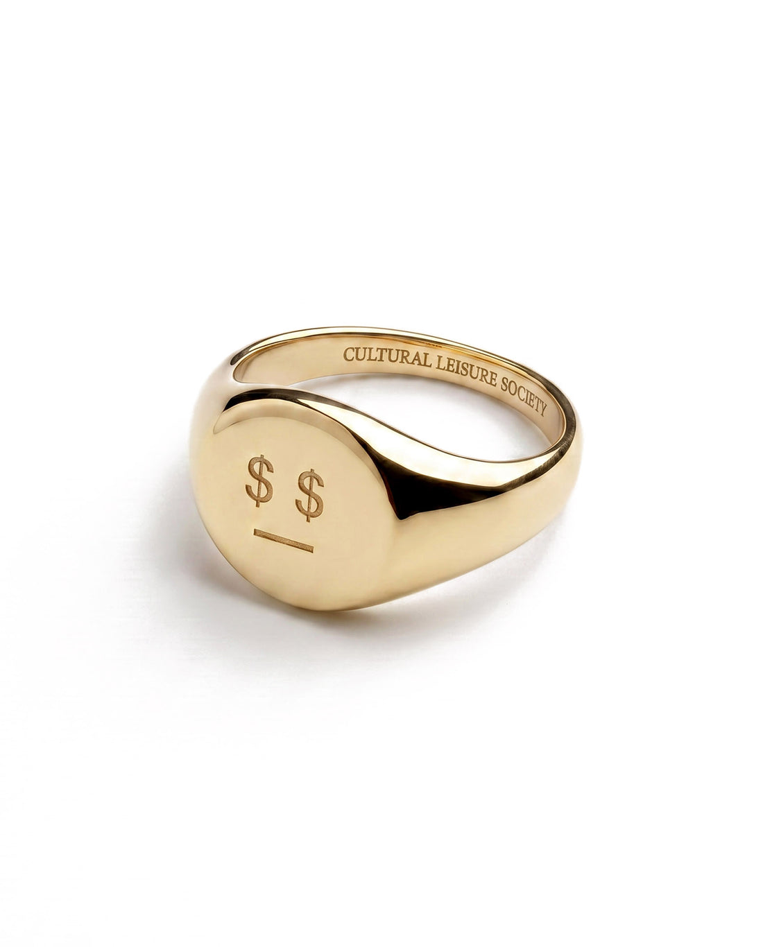 Money Talks • Gold Signet Ring