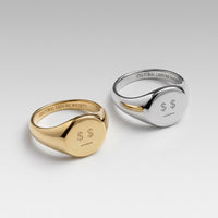 Money Talks • Gold Signet Ring
