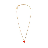 Humble Heart Necklace • Red & Pink