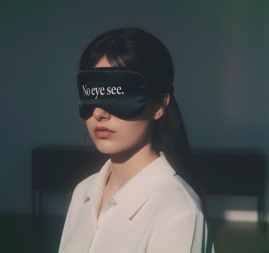 No Eye See • Sleep Eye Mask Black