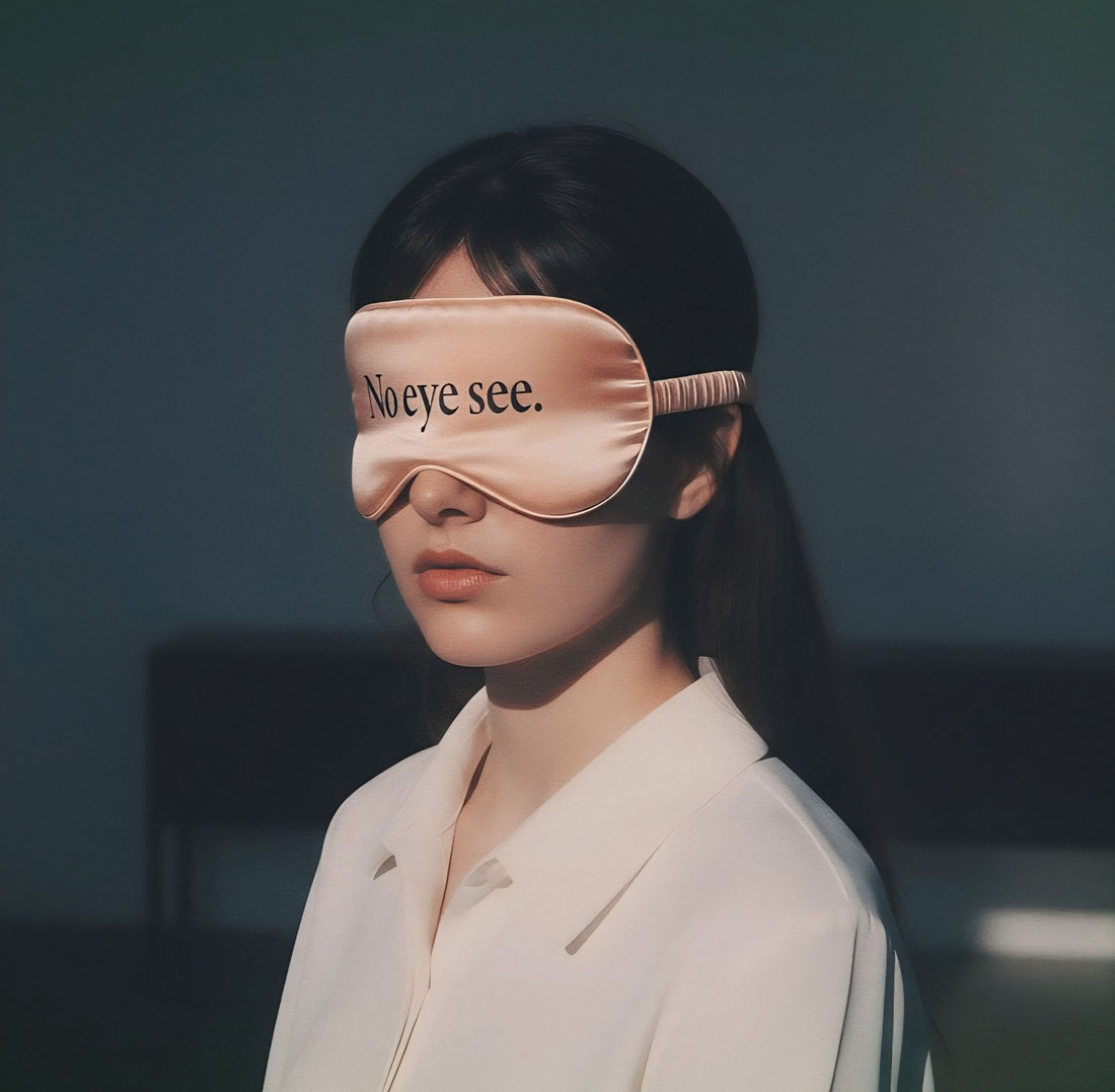 No Eye See • Sleep Eye Mask Beige