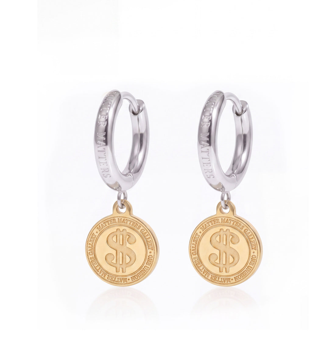 One Billion Coin Hoops • Two tone