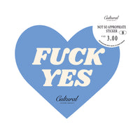 CLS Sticker • Fuck Yes Blue Heart
