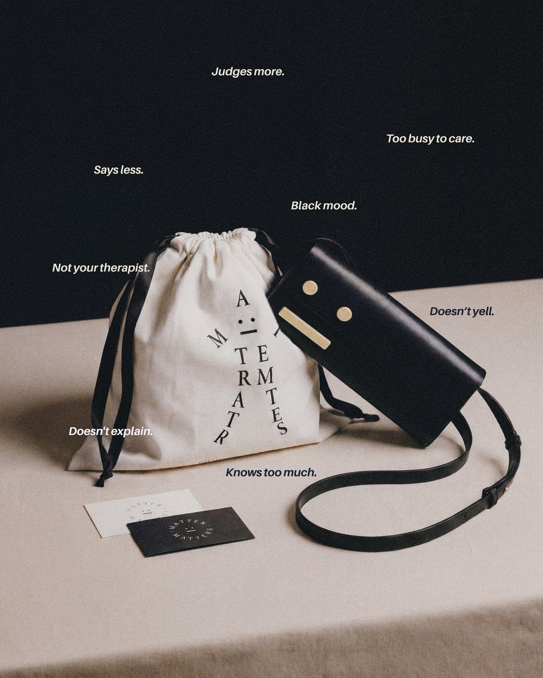 The Out of Office Bag • Black