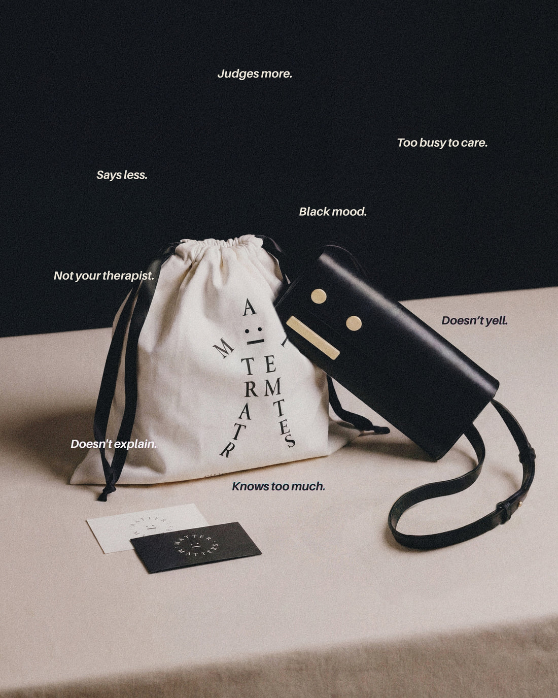 The Out of Office Bag • Black