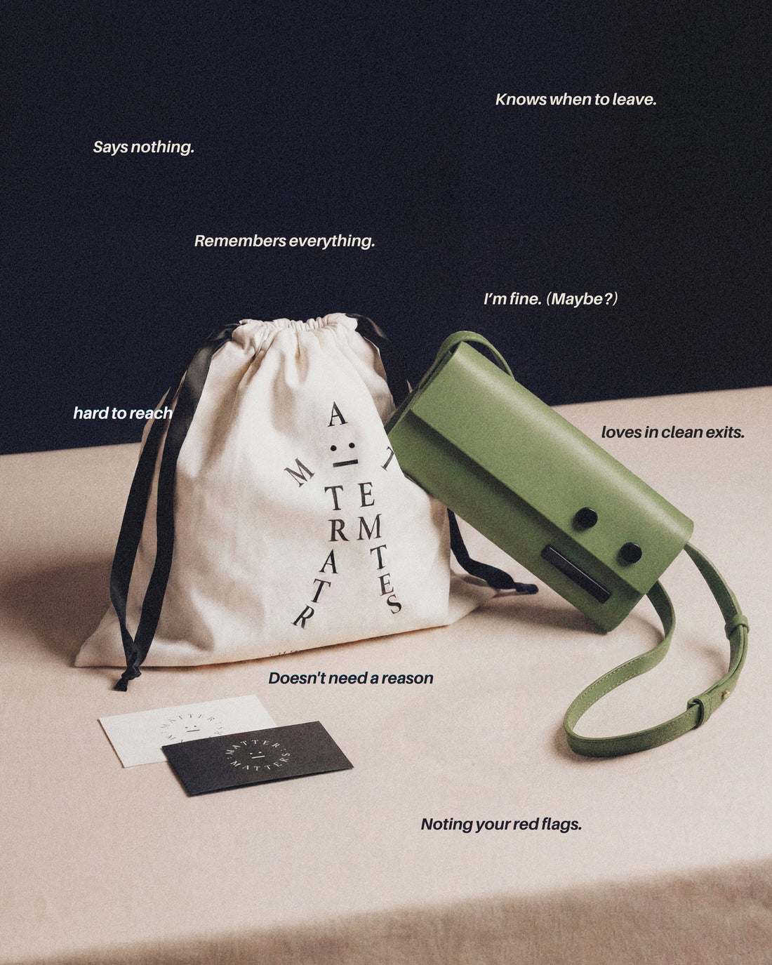 The Out of Office Bag • Olive.