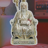 Some Good Fortune Keychain • Love Comes Through 月老 Yue Lao statue