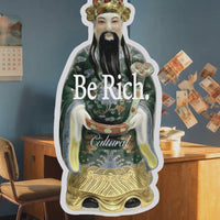 No Bad Days Sticker • Be Rich 祿 statue
