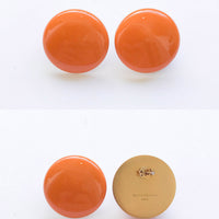 Circle Studs • Orange