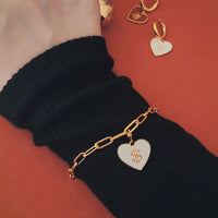 有/$ Have/Money / Bracket Bracelet • Navy/Beige
