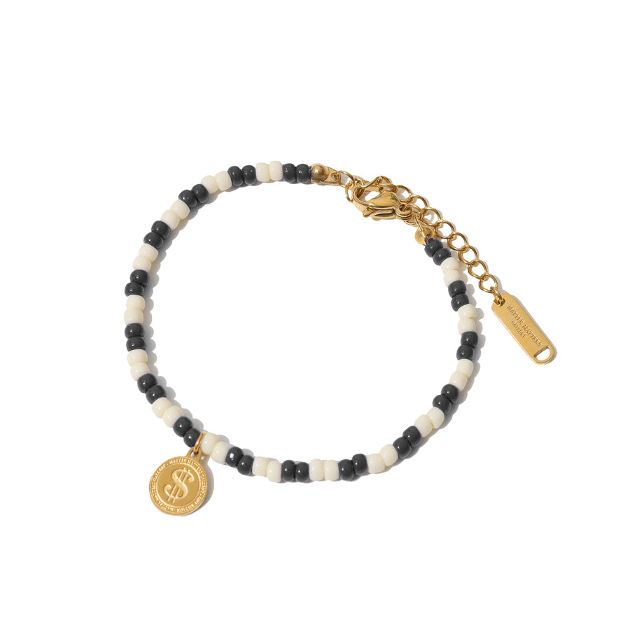 Billion Dollar Coin Bracelet • Black