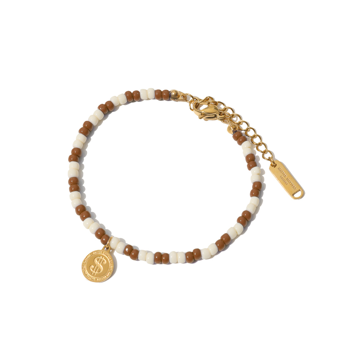 Billion Dollar Coin Bracelet • Brown