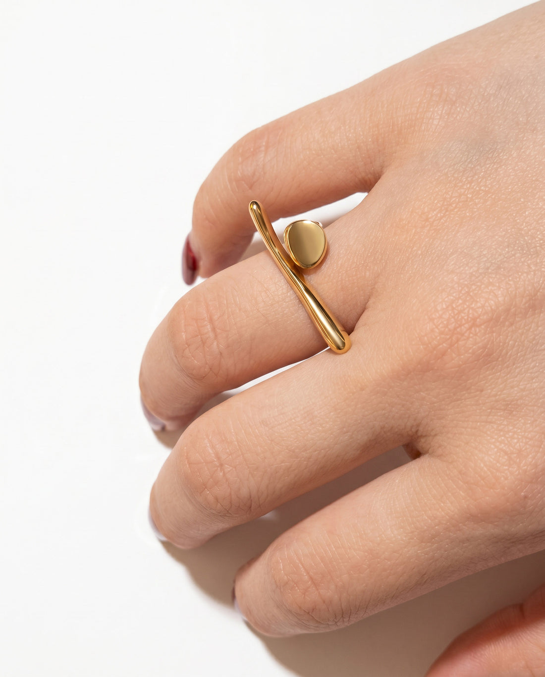 Abstract Ring • Gold