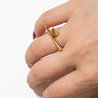 Abstract Ring • Gold