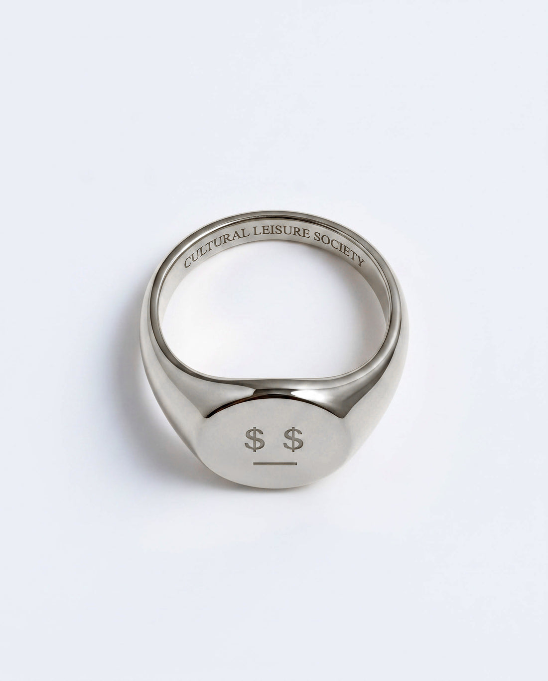 Money Talks • Steel Signet Ring