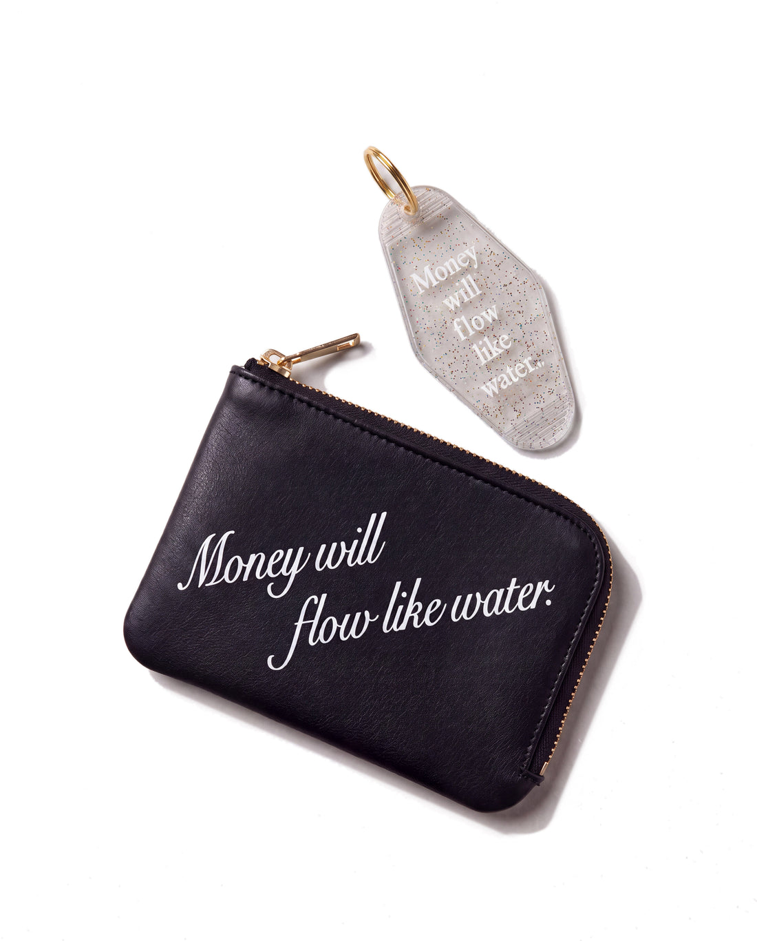 The Manifest Pouch with Keyring • Black or Olive