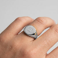 Money Talks • Steel Signet Ring