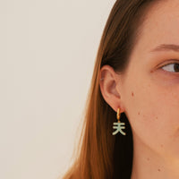 Universe / Uranus Earrings • Sky