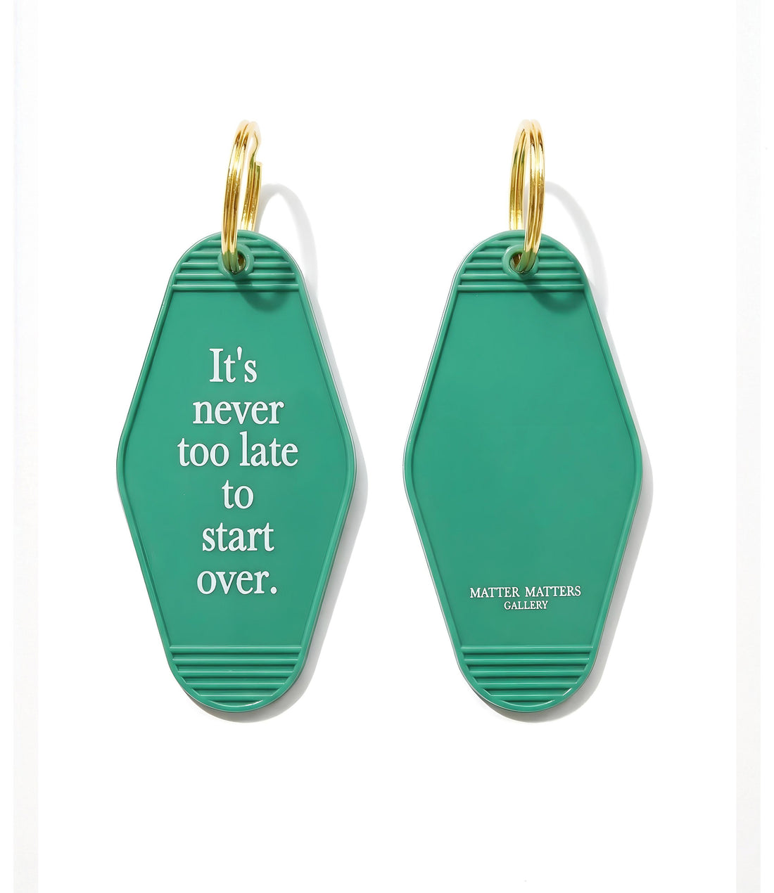 MMG Keyring • Jade • Never too late