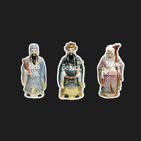 Gods Bless You Postcard + Sticker Set • 3 colour options