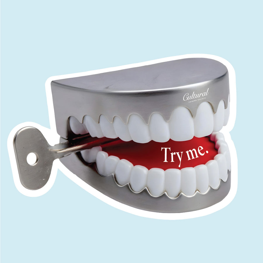 CLS Sticker • Try Me Dentures