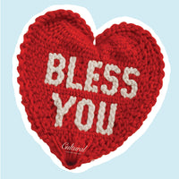 CLS Sticker • Bless You Crochet Heart