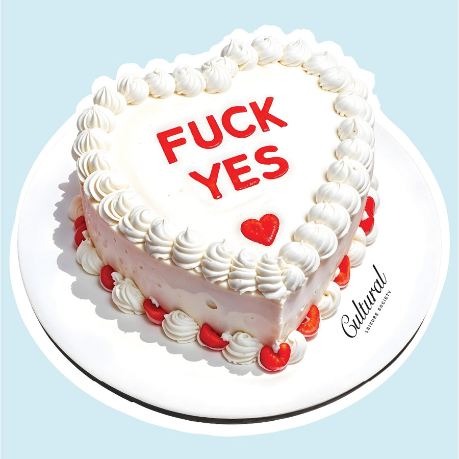 CLS Sticker • Fuck Yes Cake