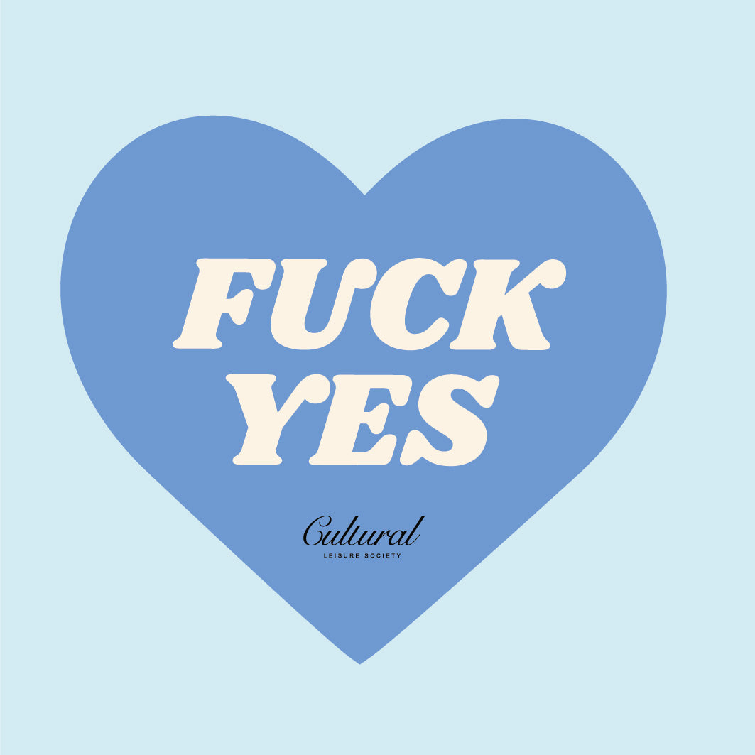 CLS Sticker • Fuck Yes Blue Heart