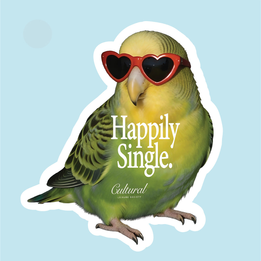 No Bad Days Sticker • Happily Single Love Bird