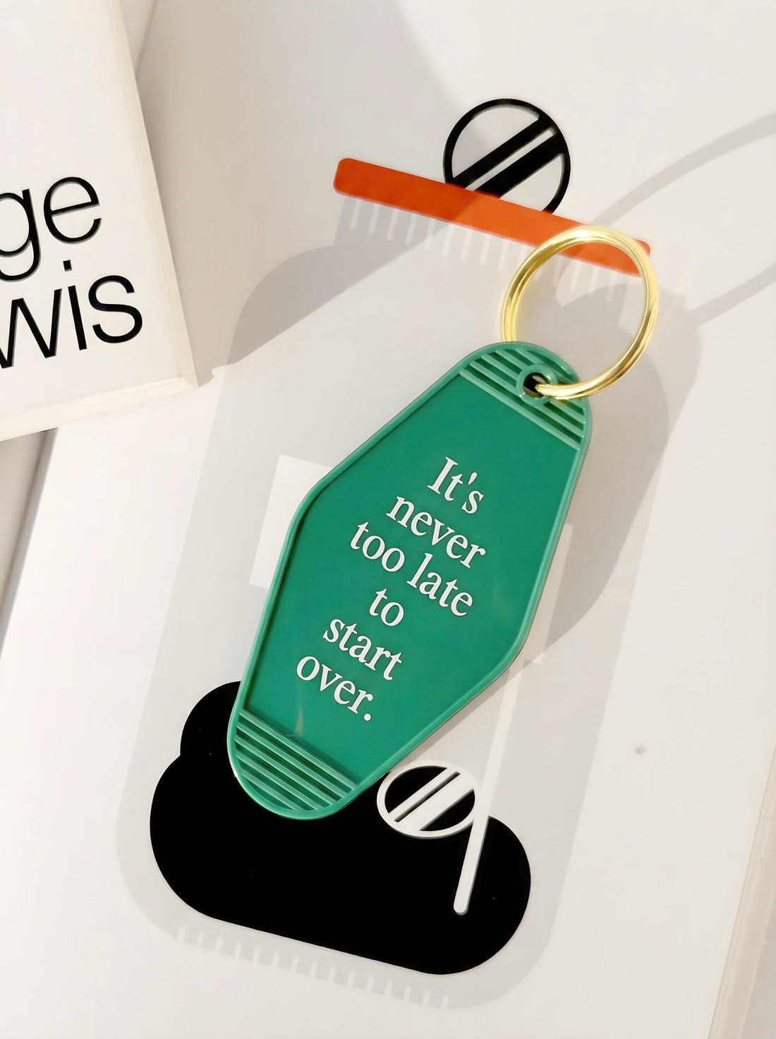 MMG Keyring • Jade • Never too late