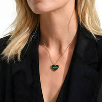 Health/ Wealth Necklace • Green/ Purple