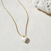 Humble Heart Necklace • Black & White