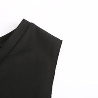 Stairs / V-back T-shirt Dress • Charcoal
