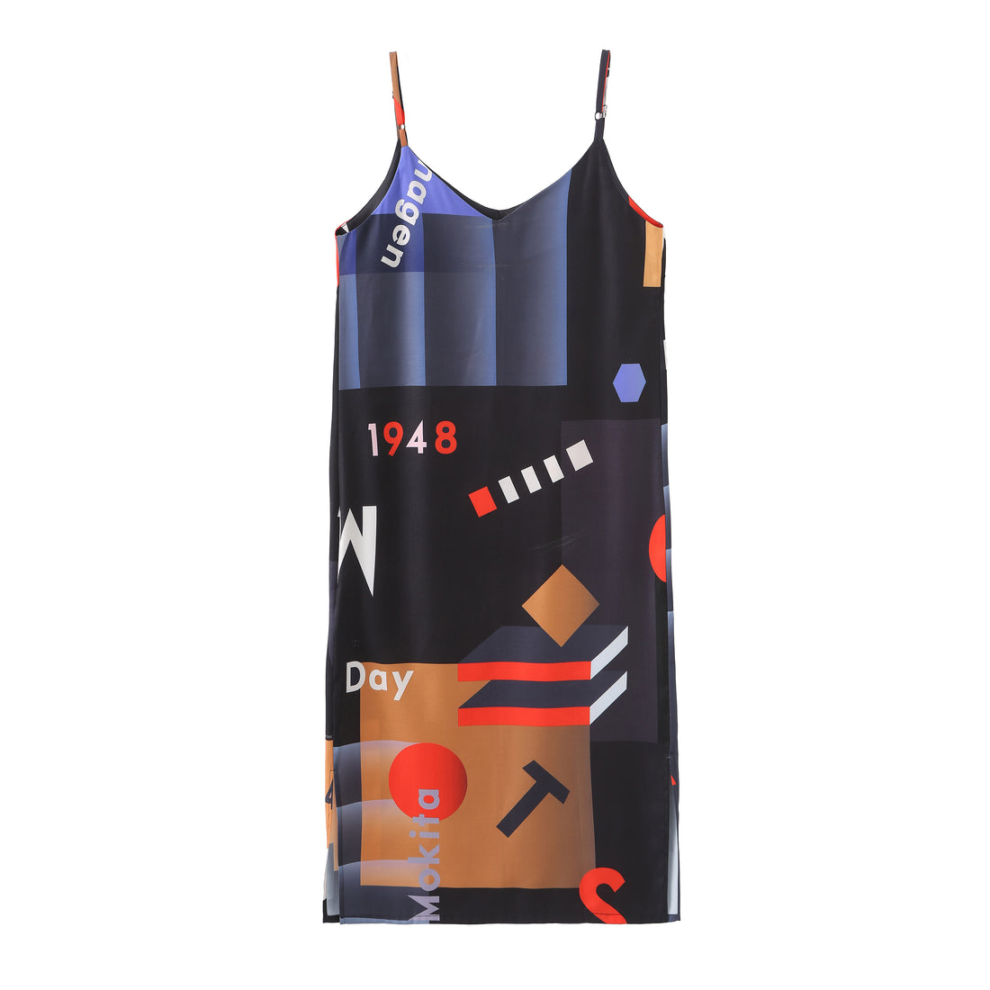 Mokita / Pattern Tank Dress • Black