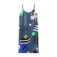 Mokita / Pattern Tank Dress • Grey